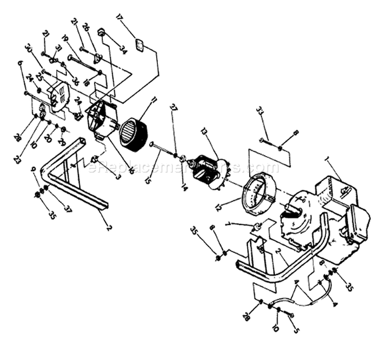 Page A Diagram and Parts List for 9415-1 S2400 Briggs and Stratton Generator